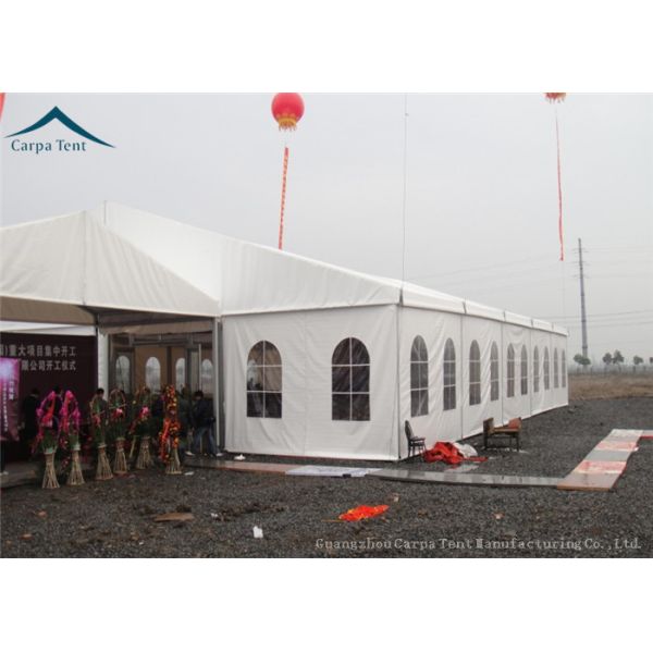 Quality White Large Party Tent With Durable Aluminum Alloy Frame 6x12m for sale