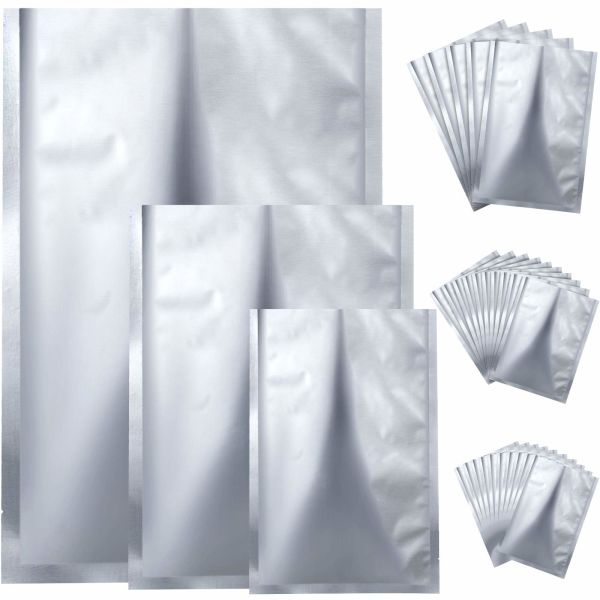 Resealable Leakproof Silver Ziplockk Foil Bag Pouch Food Doypack Stand Up