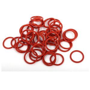 High Performance Silicone Gasket Ring Hot Pressing Molding , Temperature -50℃