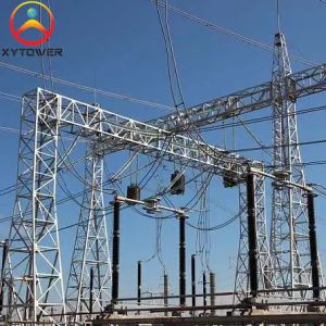Buy cheap Galvanized Steel Framework Power Transformer Substation Structure from wholesalers
