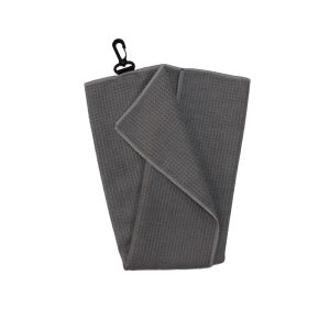 Customized Embroidery Logo Clip Convenient Hook Loop Waffle Microfiebr Golf