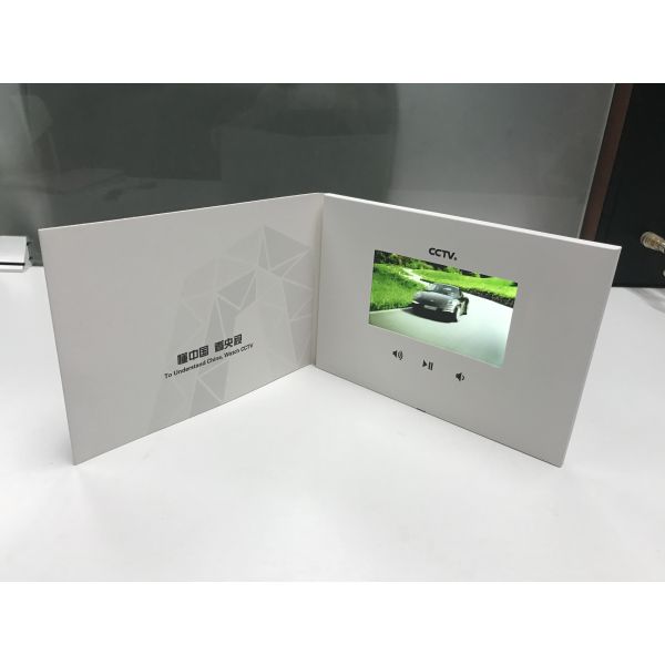 Buy cheap Paper craft 5inch LCD screen Video Brochure card HD IPS screen Brandng with video for commercial advertising from wholesalers
