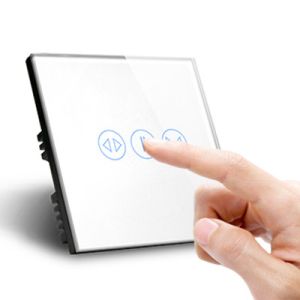 Buy cheap Smart Home WIFI Switch Eu/us Standard Wall Touch Control Curtain Switch Work With Google/alexa For Electric Switch from wholesalers