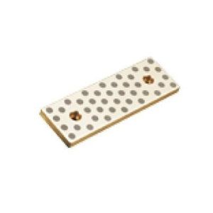 Buy cheap Long Life Self Lube Wear Plates , Brass Wear Plate Insensitive To Impact Stress Self lubricating slide plate mold guide from wholesalers