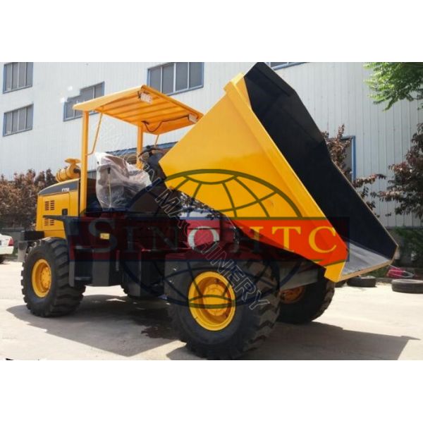 Quality 5 Ton Light Duty Dump Trucks 4WD Wheel Site Dumper Truck With Detuz Engine for sale