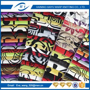 Buy cheap upholstery fabric flocking velvet sofa fabric bonded polyester fabric from wholesalers