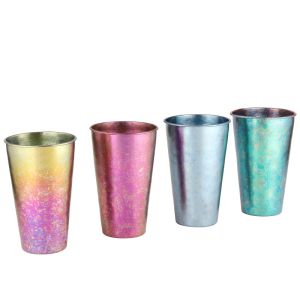 Buy cheap Portable Titanium Camping Parts 480ml Titanium Single Layer Beer Mug With Decorative Pattern from wholesalers