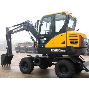 Buy cheap 37KW Korea Hyundai Excavator HW60ECO Wheel Jindongyu Machinery product