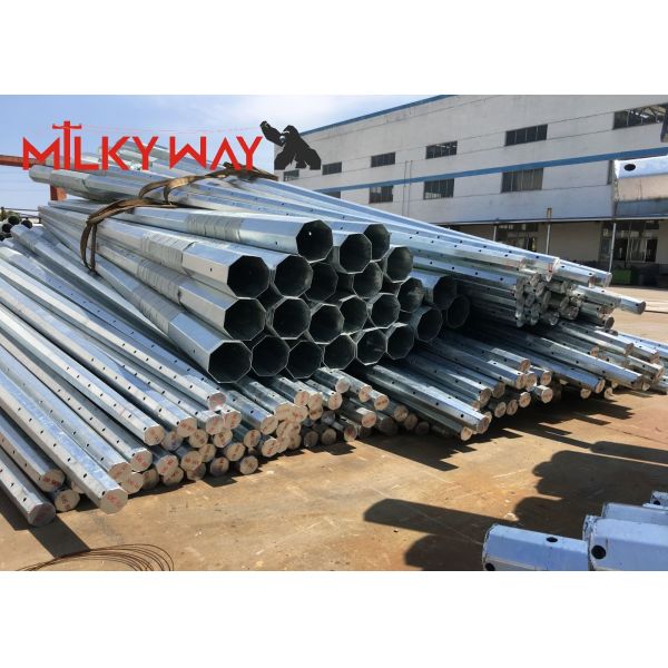 Buy cheap Conoid Multi-pyramidal Columniform Polygonal or Conical Power Transmission Poles in Various Sizes from wholesalers