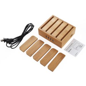 Buy cheap trend selling eco-friendly bamboo cell phone holder phone holder with high quality from wholesalers