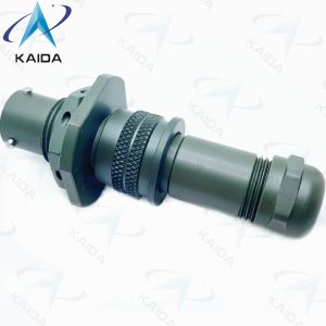 Buy cheap Aluminum Alloy Miniature Connector With 4 Solder Contacts Olive Green Cadmium Finish MS3114M8-4SN Hermetic Backshell from wholesalers