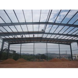 Buy cheap Lightweight Steel Structure Warehouse Shed with Q355 H Section Frame from wholesalers