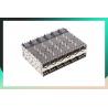 Buy cheap Stacked Female SFP Cage Connector Small Form Factor Pluggable 2 * 6 Ports from wholesalers