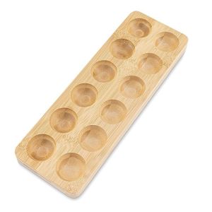 Buy cheap Bamboo Egg Tray For Countertop Or Refrigerator Rectangular Shape Ideal For Milk Shake from wholesalers