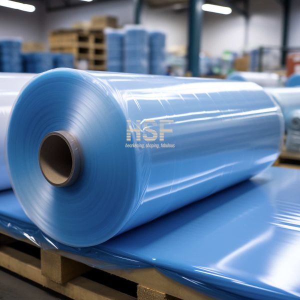 Quality RoHS Translucent Blue Cast Polypropylene Silicone Coated Release Film for sale