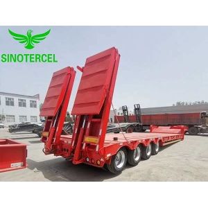 Buy cheap Removable Gooseneck Semi Trailer 70 Tons Gooseneck Skeletal Trailer from wholesalers