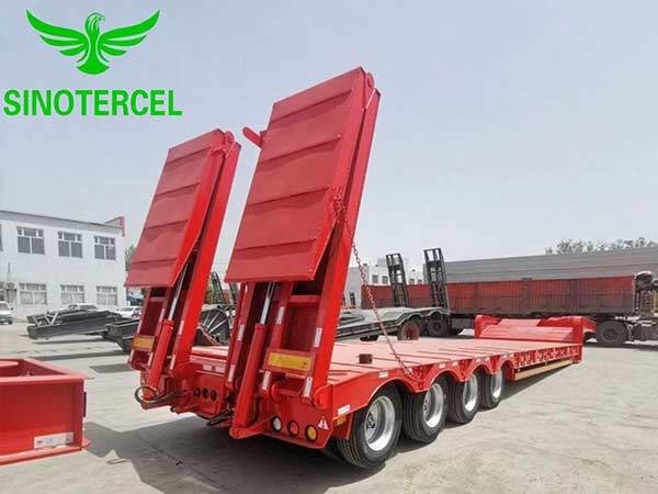 Buy cheap Removable Gooseneck Semi Trailer 70 Tons Gooseneck Skeletal Trailer from wholesalers