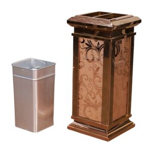 Buy cheap Hotel & Restaurant Supplies Elevator Exit Ground Ash Barrel Royal Luxury Trash Can Lobby Refuse Bin Rubbish Ashtray from wholesalers