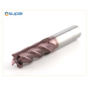 Buy cheap High Performance Square Roughing End Mill For Wood Cutting 4 Flute from wholesalers