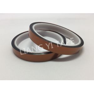 Buy cheap 2 Mils Polyimide Film Heat Resistant Wire Tape , Silicone Adhesive Heat Proof Insulation Tape from wholesalers