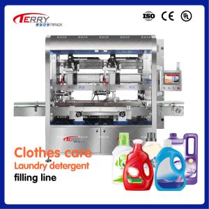 3000×1400×2800mm Dishwashing Liquid Detergent Filling Machine 1-5L