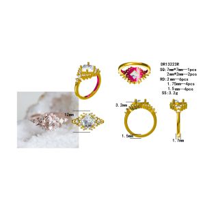 Buy cheap Fascination Pretty Customized Silver Jewelry Rose Gold Plated Fine Sparkling from wholesalers