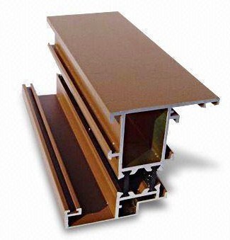 Quality Mill Finish Aluminum Curtain Wall Profile Bronze / Black Energy Saving for sale
