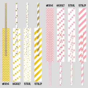 Buy cheap Recyclable Boba Bubble Tea Disposable Biodegradable Paper Straws from wholesalers