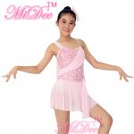 Buy cheap Drop Waist Sequin Modern Lyrical Dance Costumes With Flying Tape Bodice from wholesalers