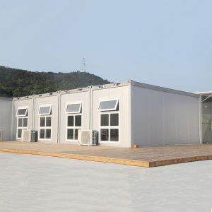 Quick Install Steel Frame House Two Story Modular Container Office