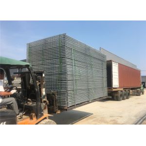 Buy cheap 8ftx12ft 1830mm x 2650mm tubing 1½"(38mm) cross brace temporary chain link fence mesh spacing 2¼"x2¼"(57mmx57mm) from wholesalers