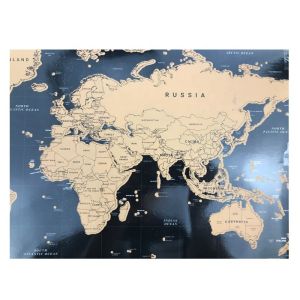 Buy cheap Potable Offset Printing Scratchable Map Of The World from wholesalers