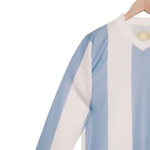 Buy cheap Argentina 50th Anniversary Long Sleeve Jersey Group Customization Exclusive Retro Design from wholesalers