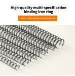 Buy cheap Nylon-Coated double Wire-0 Double Loop Spiral O Double Loop Binding Wire Twin Ring Loop Wire  in spools & Pre cut boxes from wholesalers