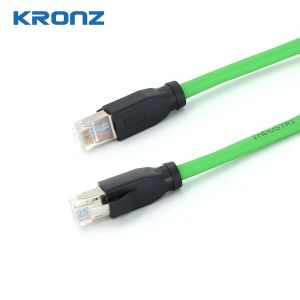 Buy cheap Waterproof IP20 Ethernet RJ45 Connectors Dual Shielded Cable 24AWG from wholesalers