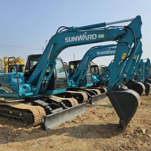 China 9t Used Excavator Equipment Swe90e Sunward Digger Secondhand on sale