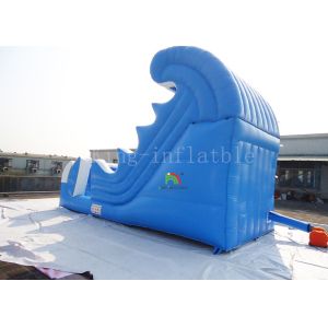 Summer Jumbo Inflatable Water Slides For Children Environmentally Friendly