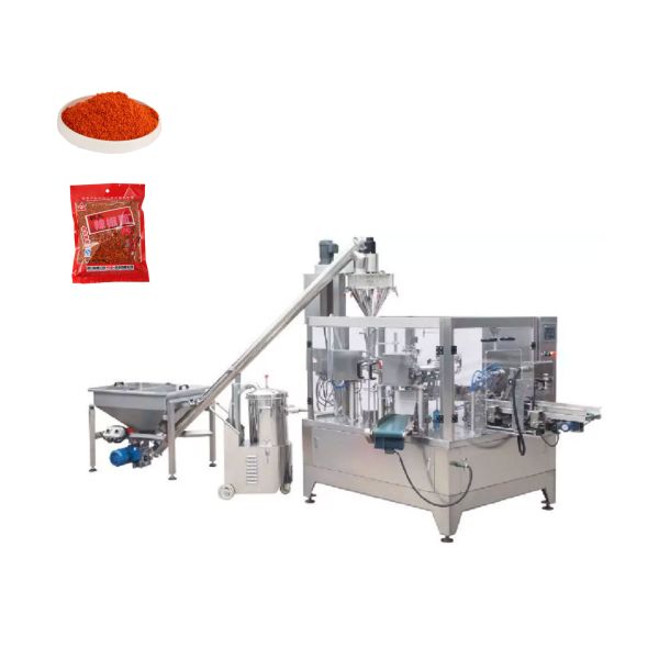 Quality Premade Pouch Spice Flour Milk Powder Packing Machine Auto Sealing for sale