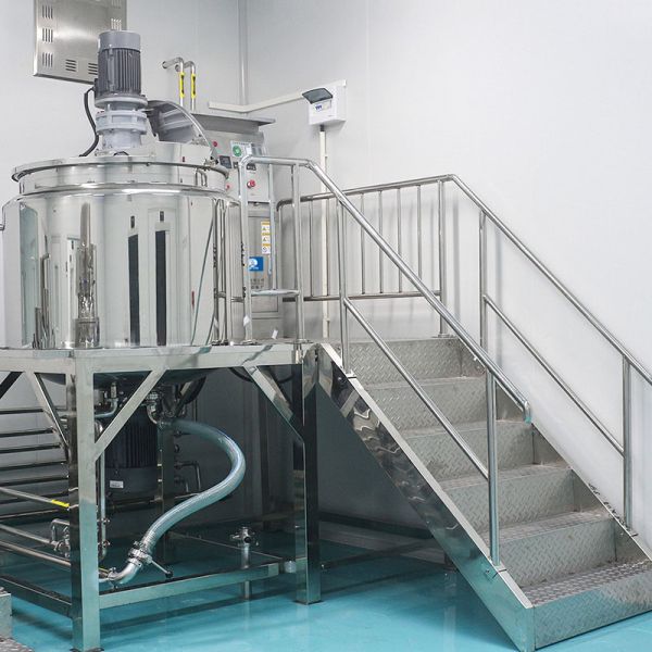 Buy cheap Stainless Steel 316 Cosmetic Emulsifier Mixer With PLC Buttons Control from wholesalers