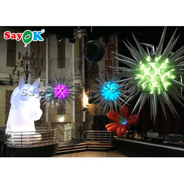 Buy cheap Cute 190t Oxford Cloth Hanging LED Inflatable Star For Outdoor Event from wholesalers