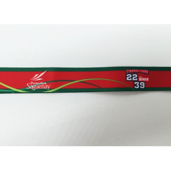 Buy cheap Eco - Friendly Polyester Material Dye Sublimation Lanyards With Metal Hook from wholesalers
