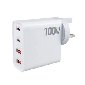 4 Ports Usb-c Pd Gan Charger 100w Quick Charger 3.0 Fast Delivery Usb Desktop