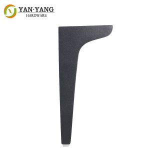 Durable Metal Furniture Legs Sofa Straight Feet Custom Unique Black Color