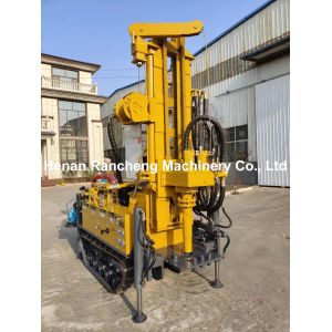 High Efficiency 150m Deep Compact Crawler Water Well Drilling Rig Machine