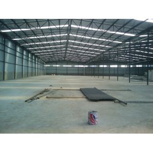 China Metal Pre-engineered Building Fabrication With Steel Panel Wall Roof on sale