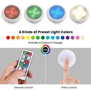 Buy cheap RoHS 4000k Dia65mm*25mm Remote Control Under Cabinet Light from wholesalers