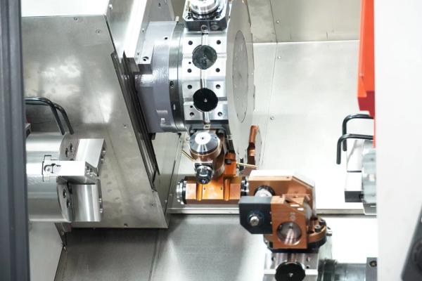 Quality Twin Turrets CNC Horizontal Lathe Machine Dual Spindle Lathe With Y Axis for sale