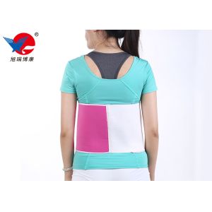 White And Pink Strong Thermal Insulation Function 0.2cm Waist Support Brace