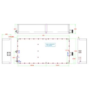 NXPA9K-250MHz100W Wireless RF Modules UAV Jammer RF Modules High Power Wideband