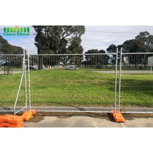 Buy cheap Iron Metal 2.1*2.4m Welded Temp Construction Fence from wholesalers